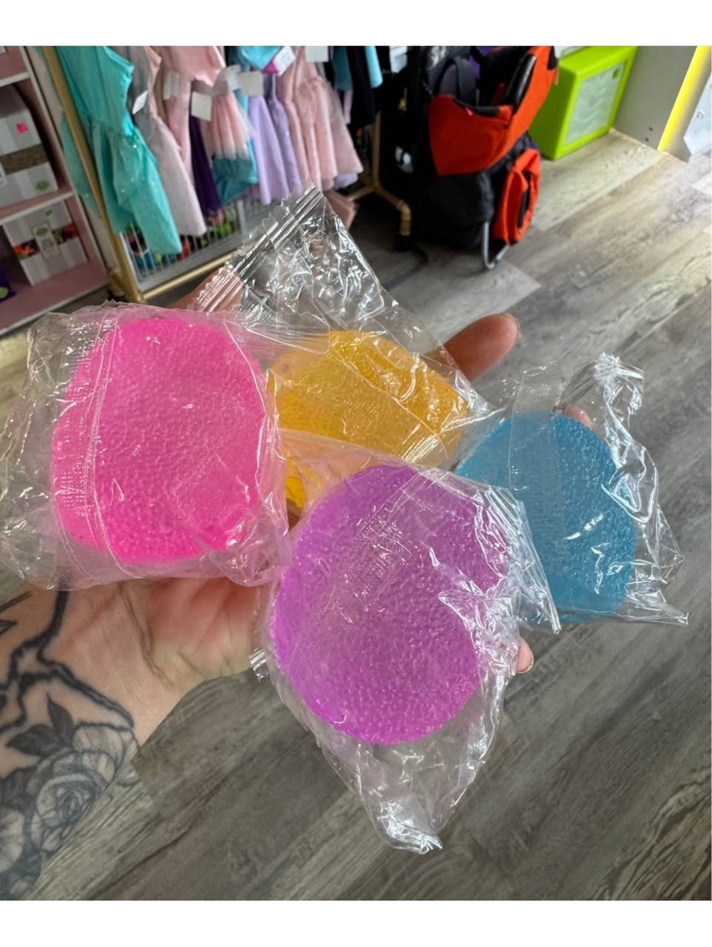 4 bigger gumdrop sugar squishy